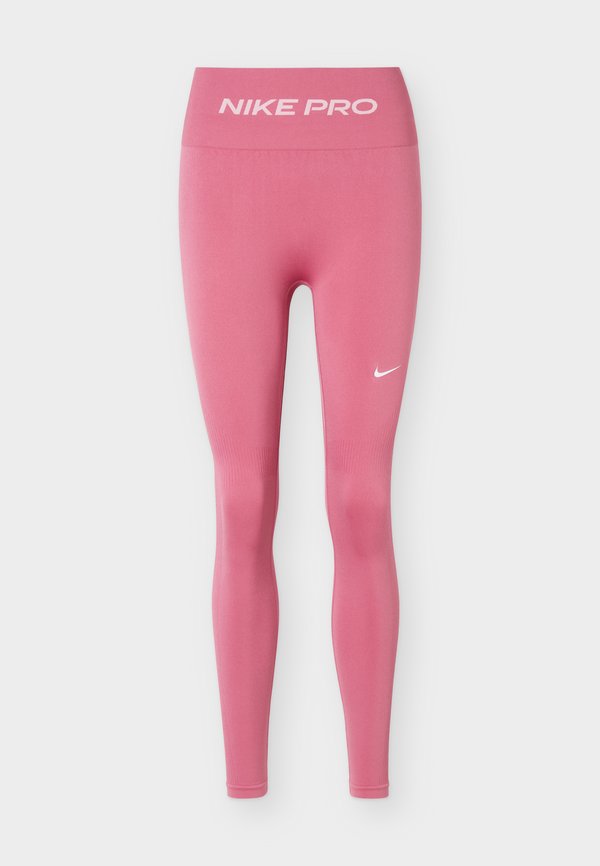 Nike Performance W NP DF SMLS HR 7/8 TIGHT WT - Leggings - peony/white