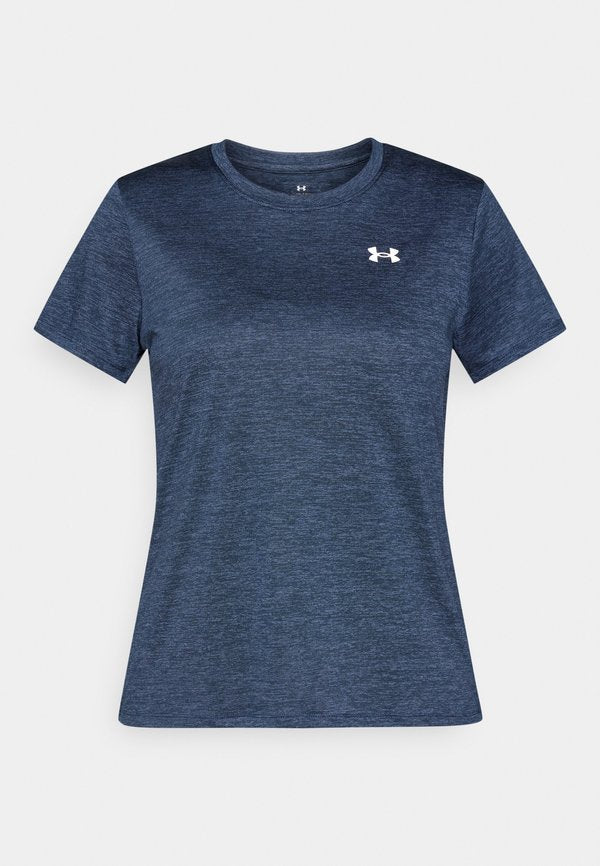 Under Armour TWIST - Sports T-shirt - midnight navy/white