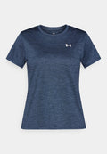 Under Armour TWIST - Sports T-shirt - midnight navy/white