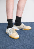 Nike Sportswear T90 UNISEX - Trainers - white/black/gum light brown/white-varsity red