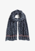 Tommy Hilfiger TH MONOGRAM LIGHTWEIGHT SCARF - Scarf - space blue