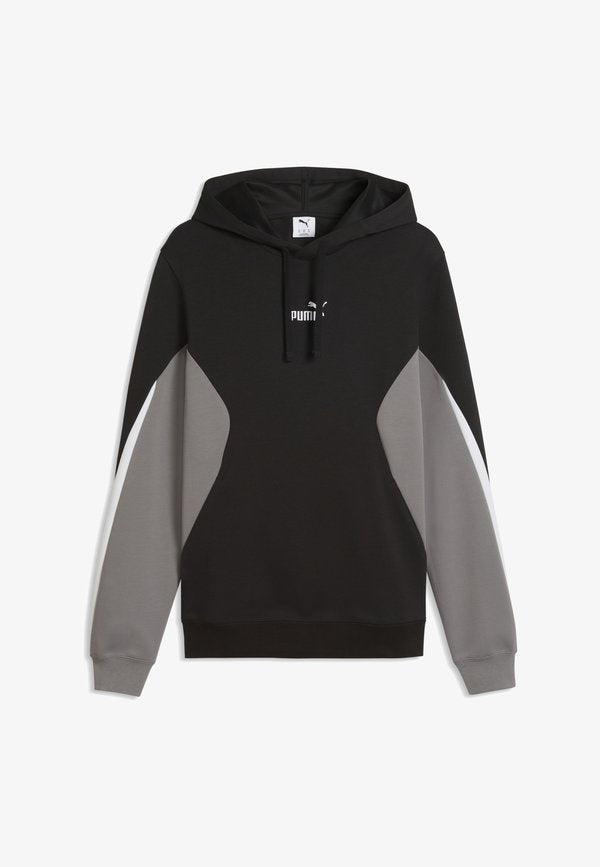 Puma ESSENTIALS COLOURBLOCK HOODIE UNISEX - Hoodie - black