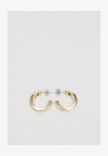 Calvin Klein POLISHED TWIST HOOP EARRINGS - Earrings - gold-coloured