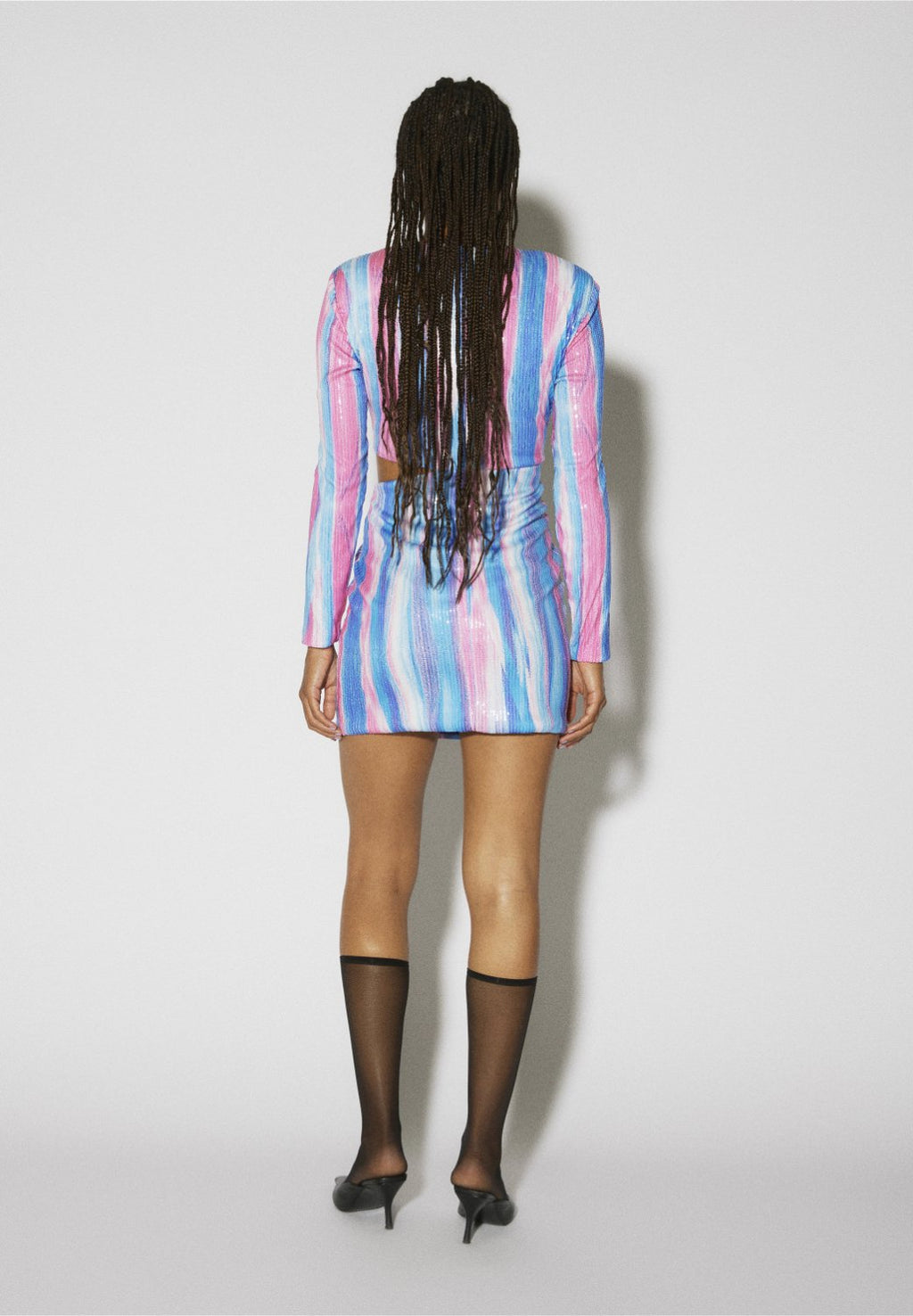 SOMETHINGNEW SEQUIN MINI DRESS