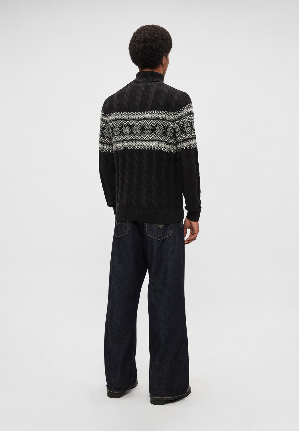 CABLE ROLL NECK  Media 5