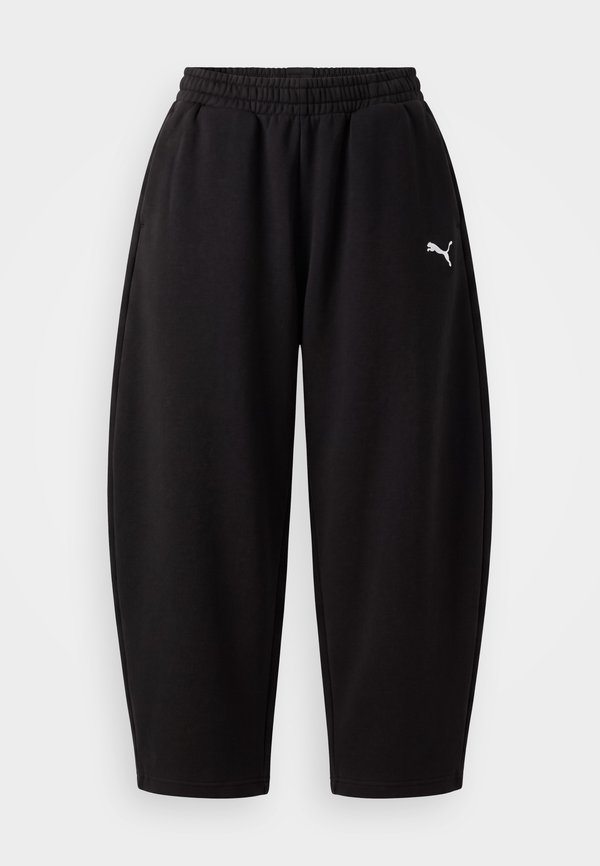 Puma RELAXED BARREL LEG PANTS - Tracksuit bottoms - black