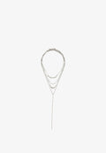 Bershka WING - NECKLACE PACK SET - Necklace - silver-coloured