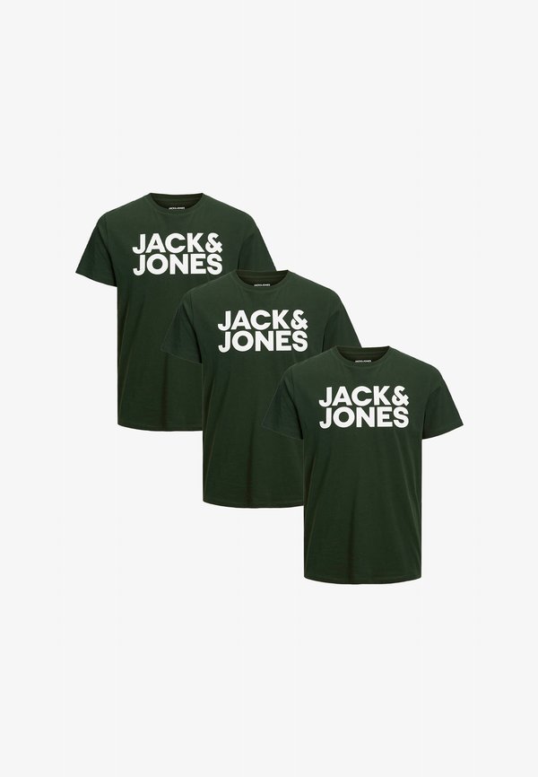 Jack & Jones 3 PACK - Print T-shirt - mountain view
