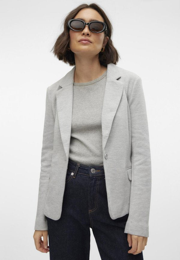 Vero Moda VMJULIA - Blazer - light grey melange