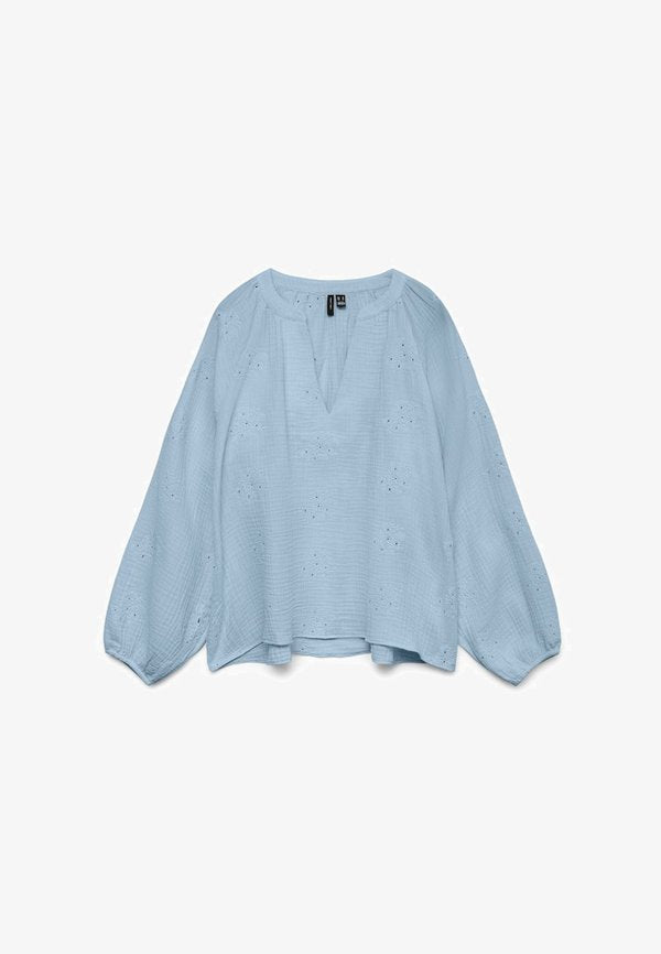 Vero Moda VMNATALI - Blouse - cashmere blue