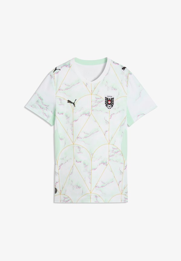 Puma ÖSTERREICH 2026 AUSWÄRTSTRIKOT - Football jersey - white-mint melt