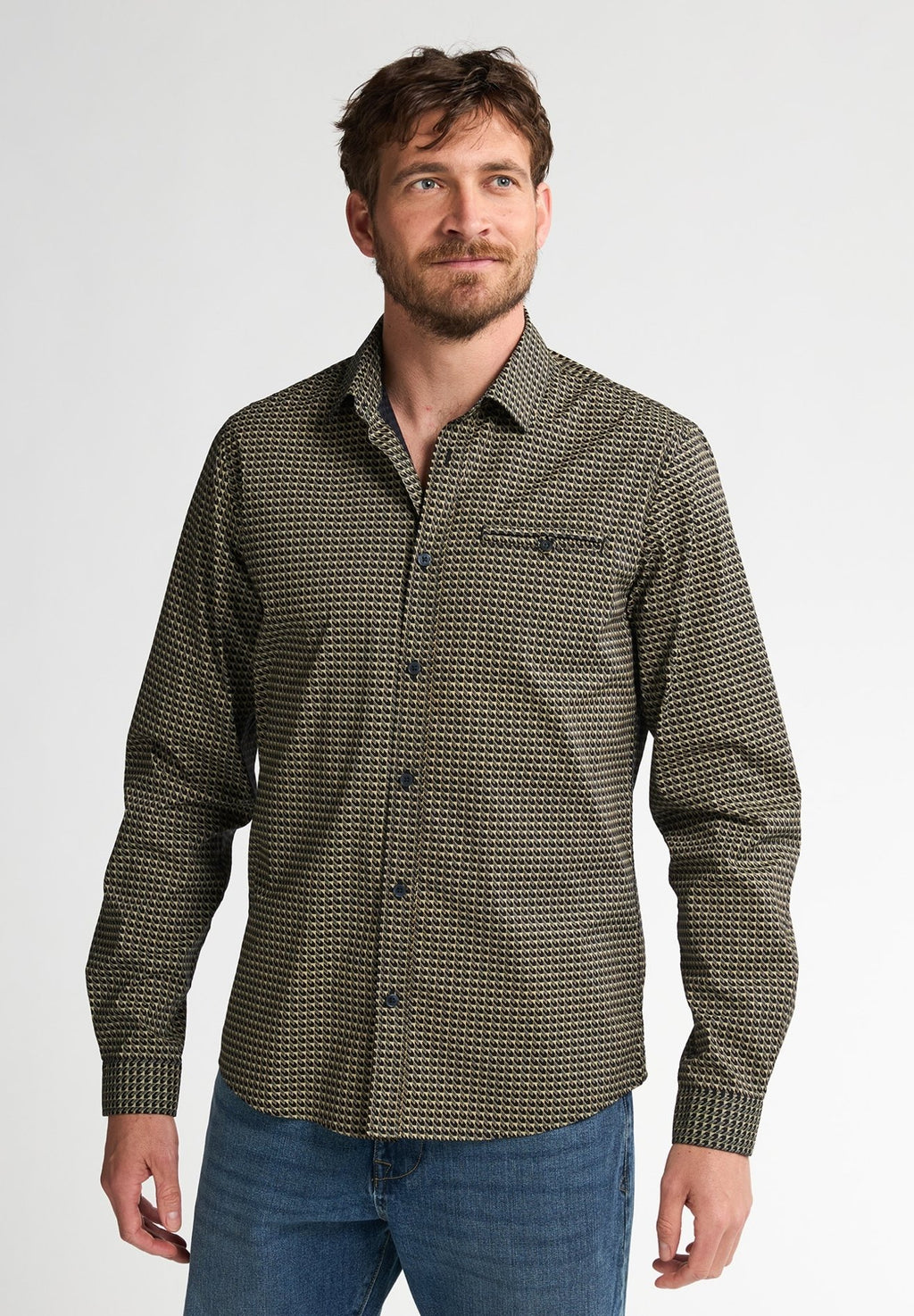 Petrol Industries FOND DU LAC LONG SLEEVE AOP