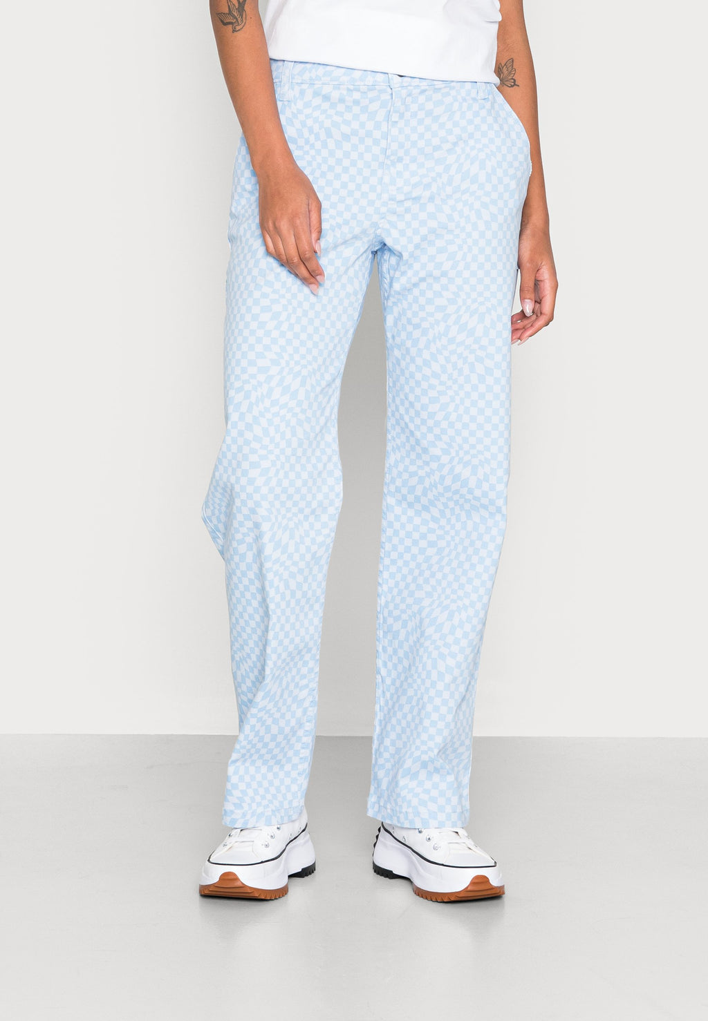 Hollister Co. WARPED CHECK DAD PANT