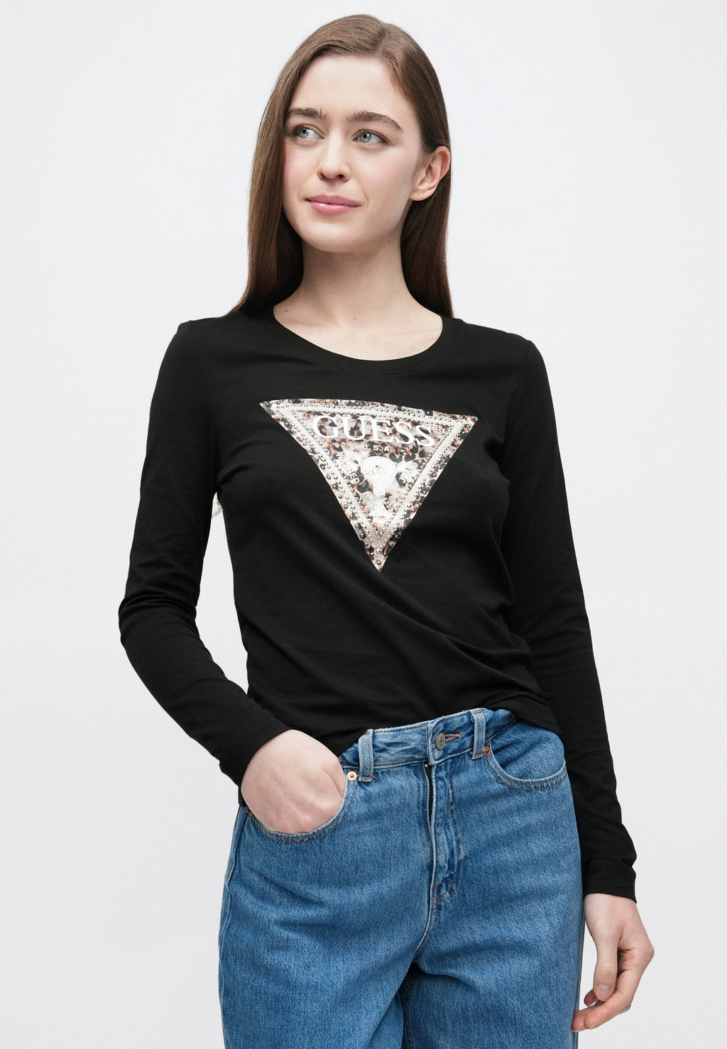 Guess LEO TRIANGLE TEE