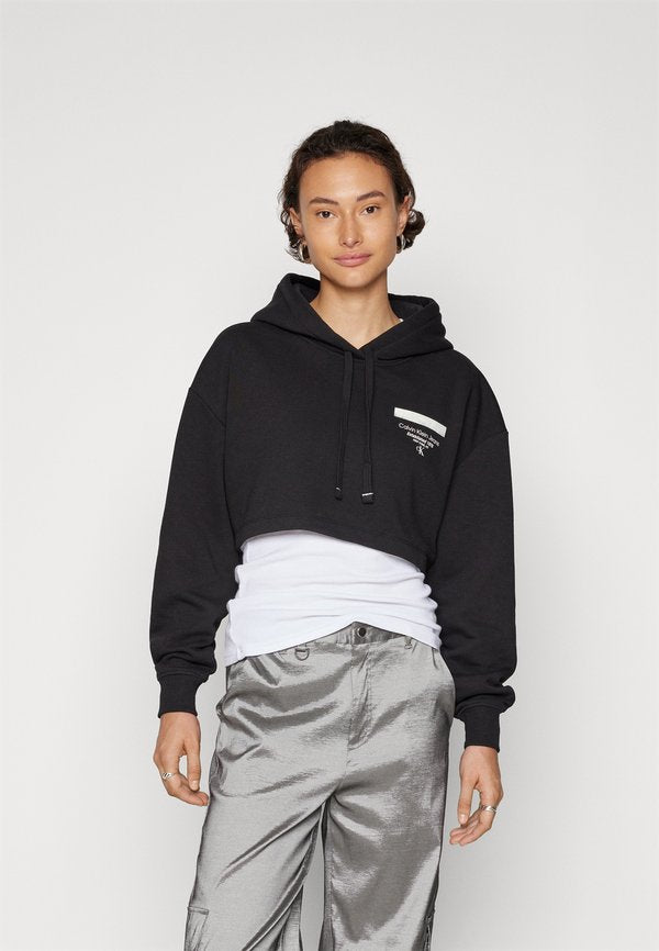 Calvin Klein Jeans STRIPE LOGO CROPPED