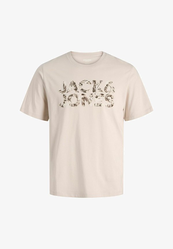 Jack & Jones T- - Print T-shirt - moonbeam