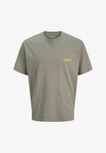 Jack & Jones T-SHIRT BACKPRINTET T-SHIRT - Print T-shirt - shadow
