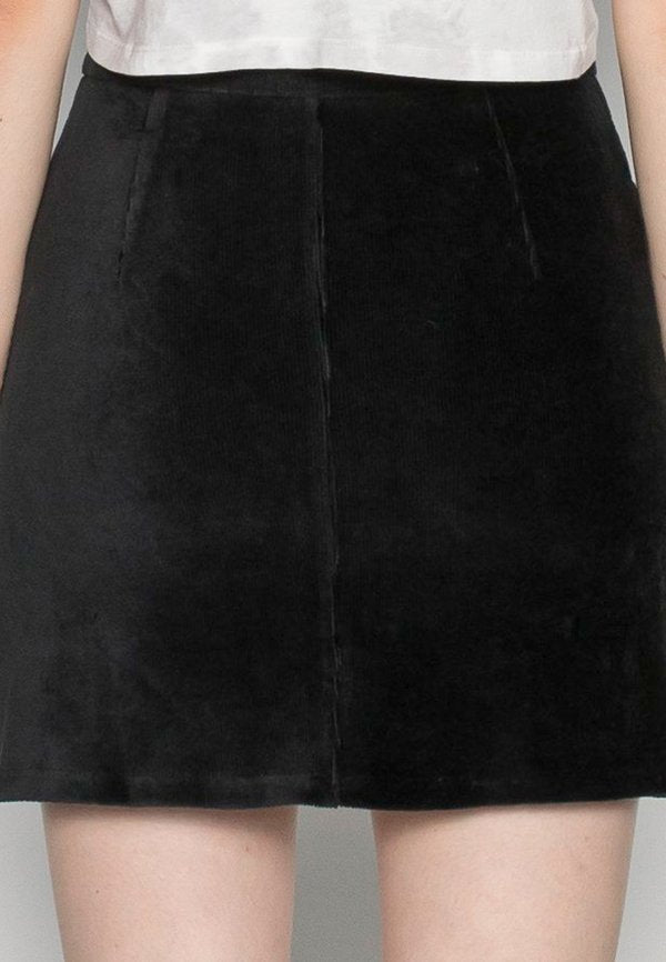 Even&Odd MINI CORDUROY HIGH ELASTIC WAIST SKIRT