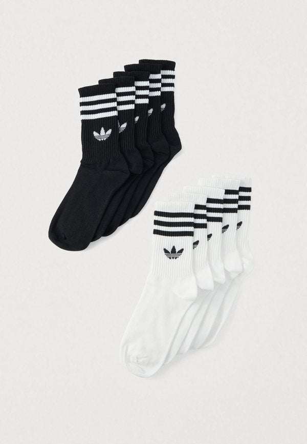 adidas Originals UNISEX 10 PACK - Socks - white/black