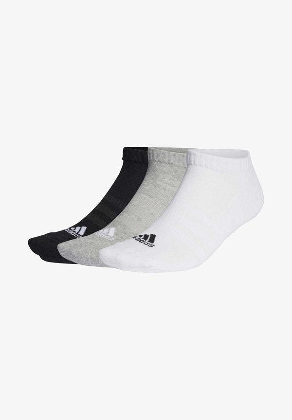 adidas Performance C SPW LOW 3P - Sneaker socks - medium grey heather/white   black