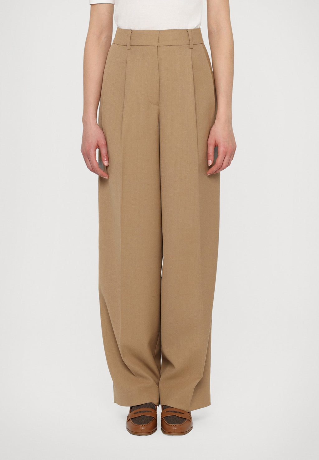 MICHAEL Michael Kors PLEATED WIDE LEG PANT