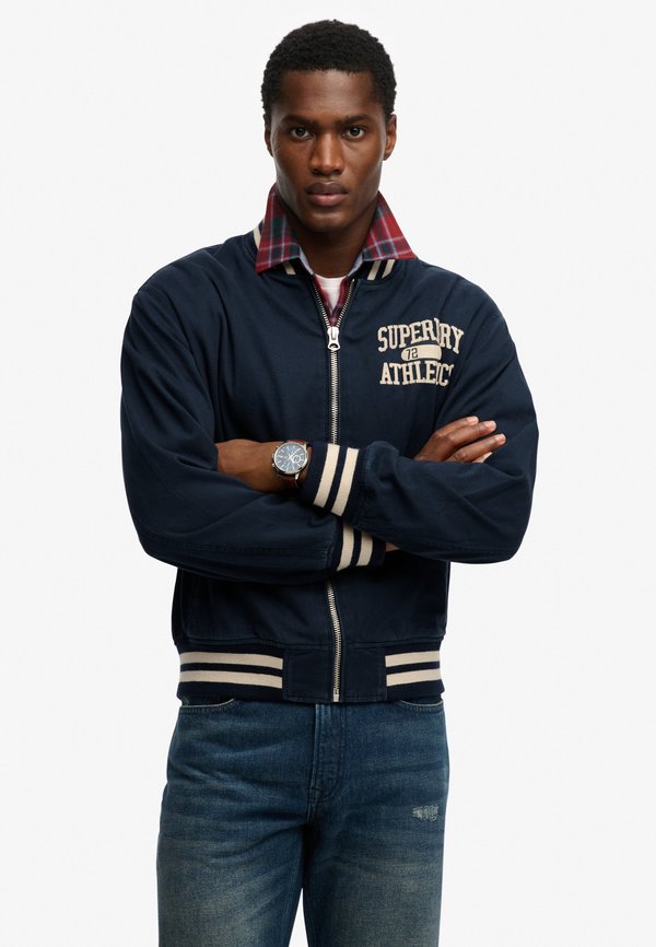Superdry & Co VARSITY - Bomber Jacket - eclipse navy