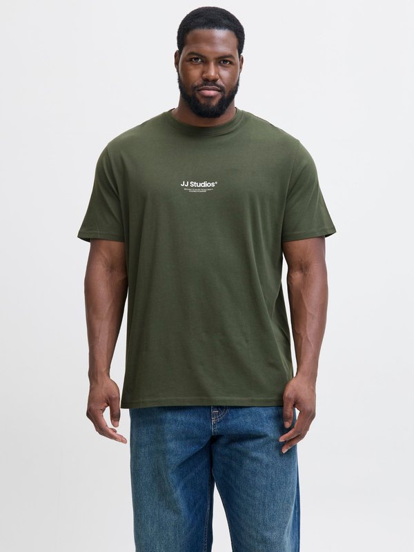 Jack & Jones JJESOHO TEE SS CREW NECK NOOS PLS - Print T-shirt - duffel bag
