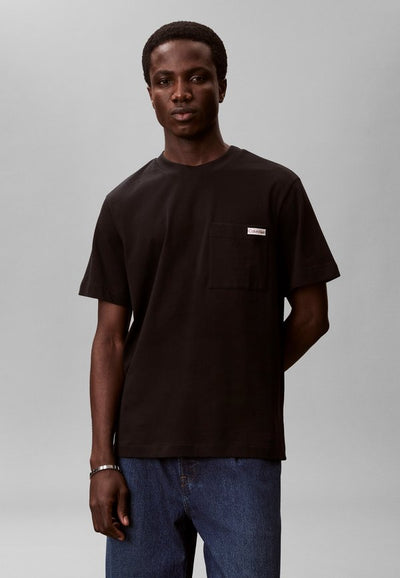 Calvin Klein Jeans EASY COIN POCKET - Basic T-shirt - black