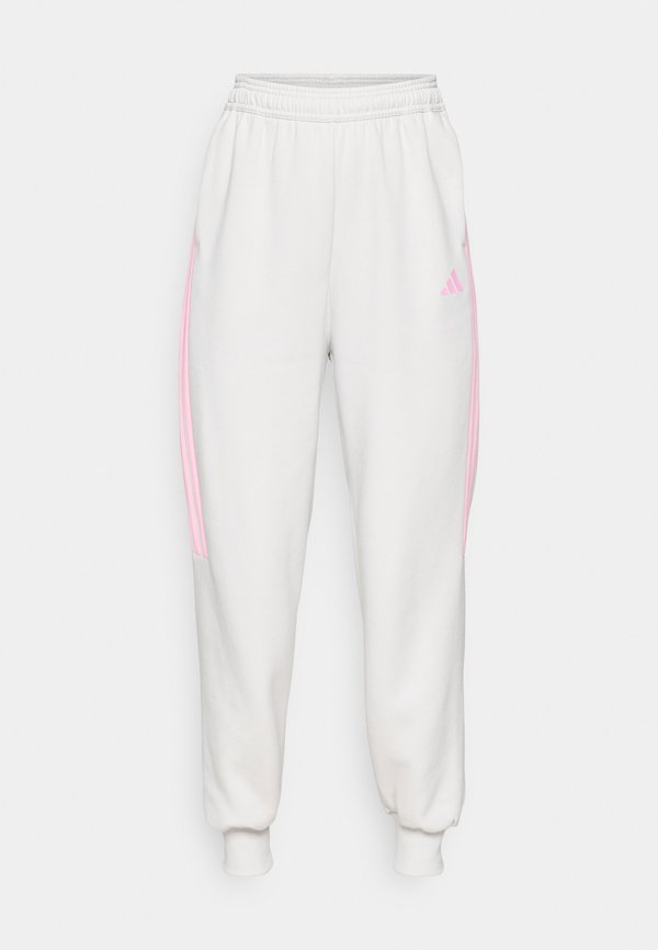 adidas Sportswear TIRO - Tracksuit bottoms - grey one/true pink