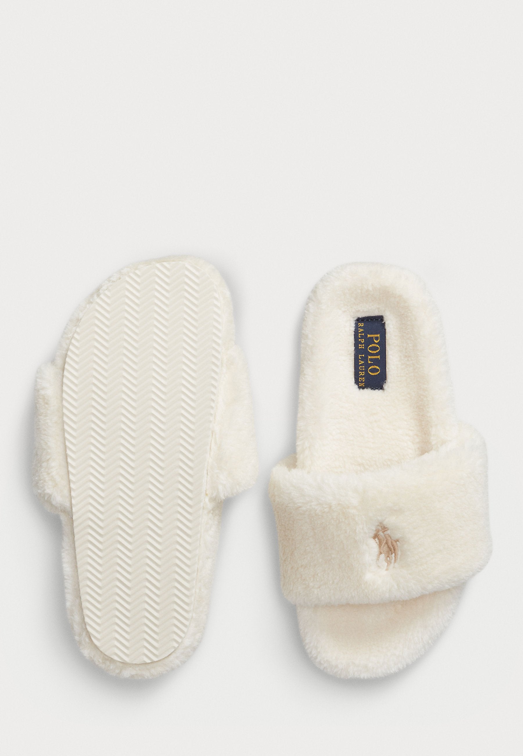 Polo Ralph Lauren FAUX-SHEARLING OPEN-TOE SLIPPER