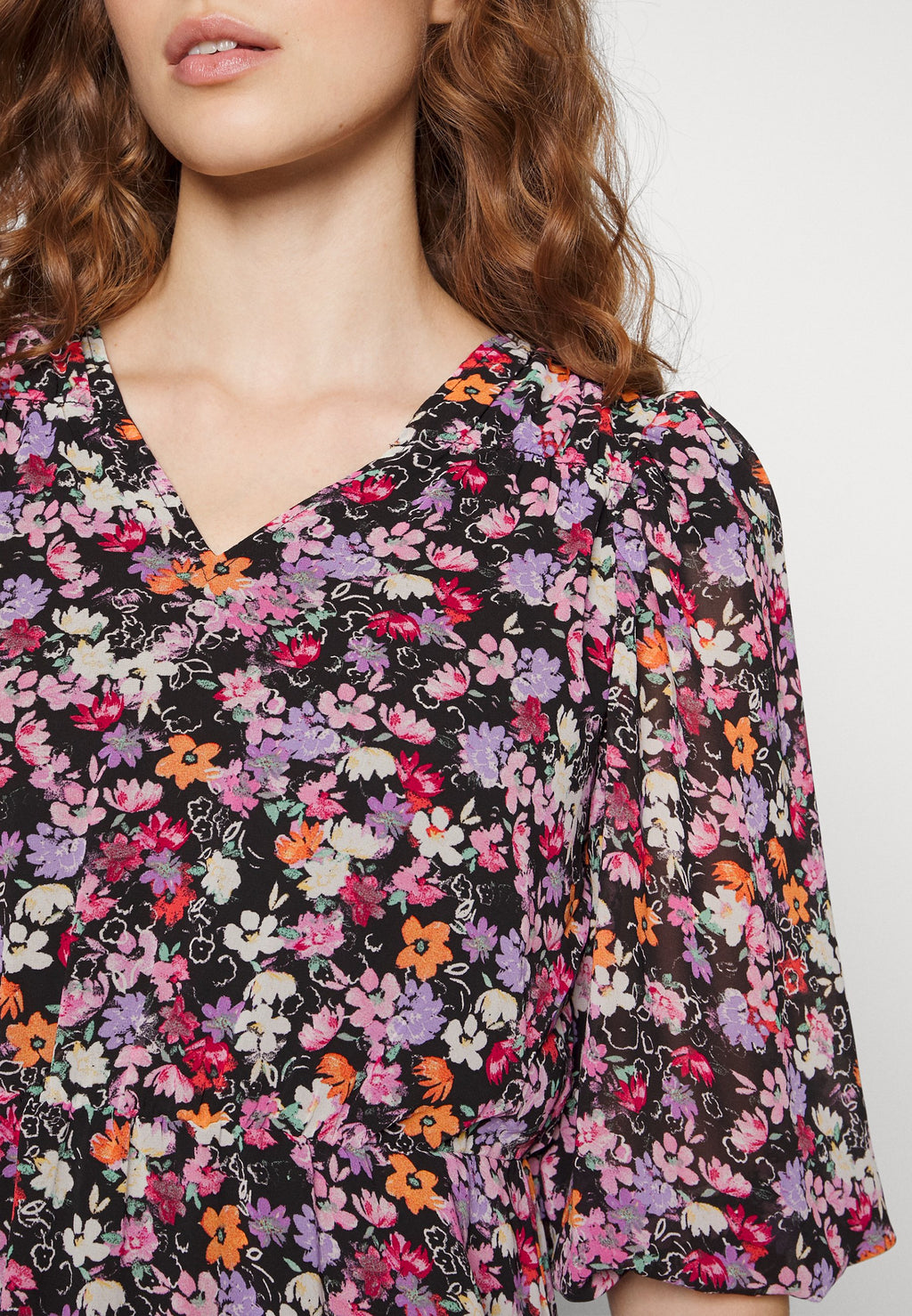 ONLY ONLCITTY 3/4 V NECK DRESS