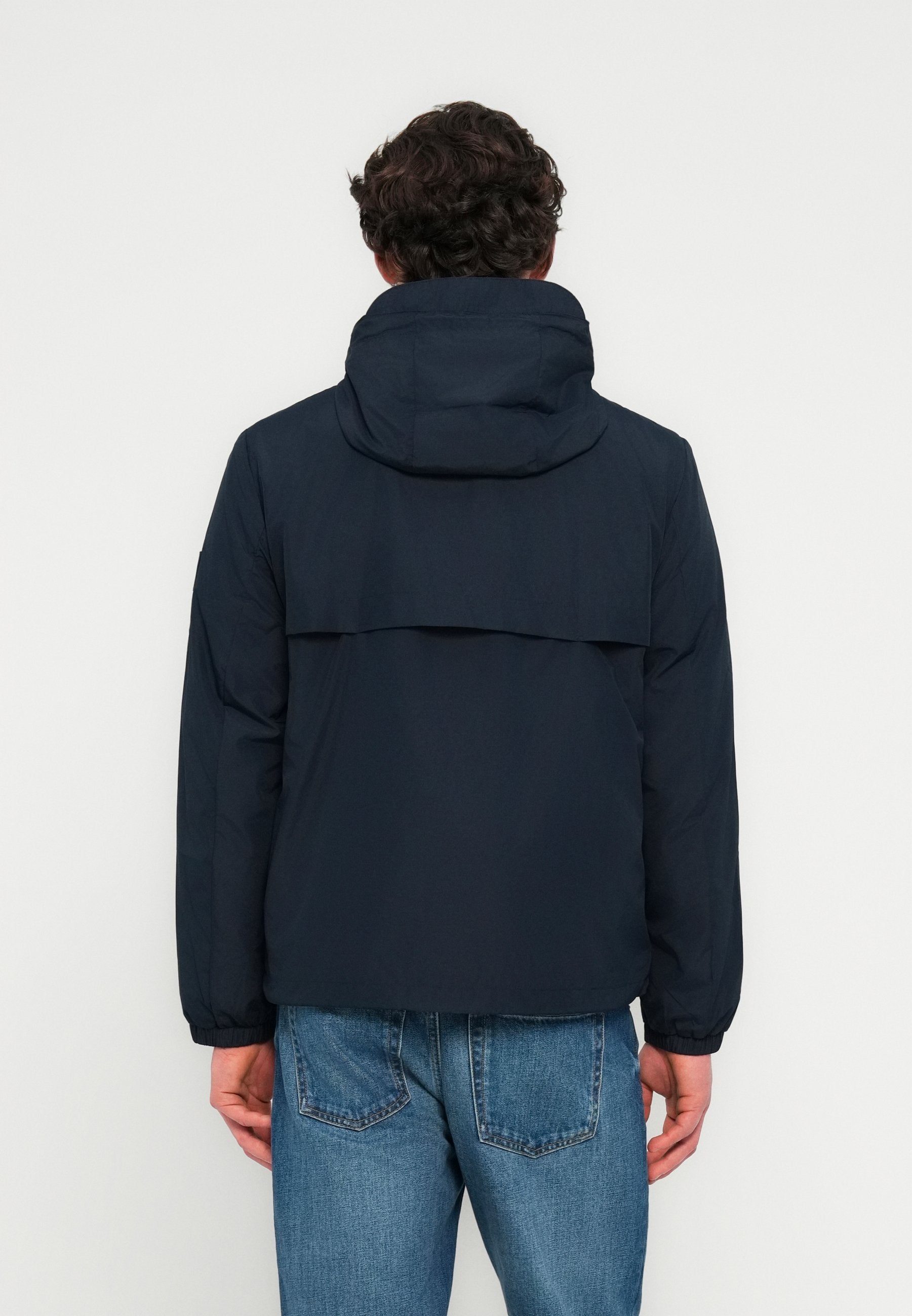 TONAL LOGO ZIP-THRU HOODED JACKET Media 4