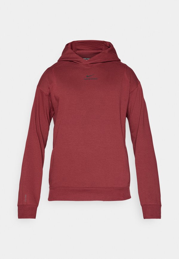 Nike Performance M NP DF NPT MIDLAYER  - Hoodie - dark team red/black