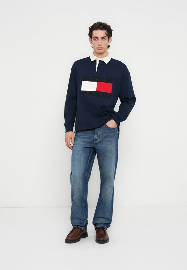 Tommy Hilfiger FLAG LOGO RELAXED RUGBY SHIRT