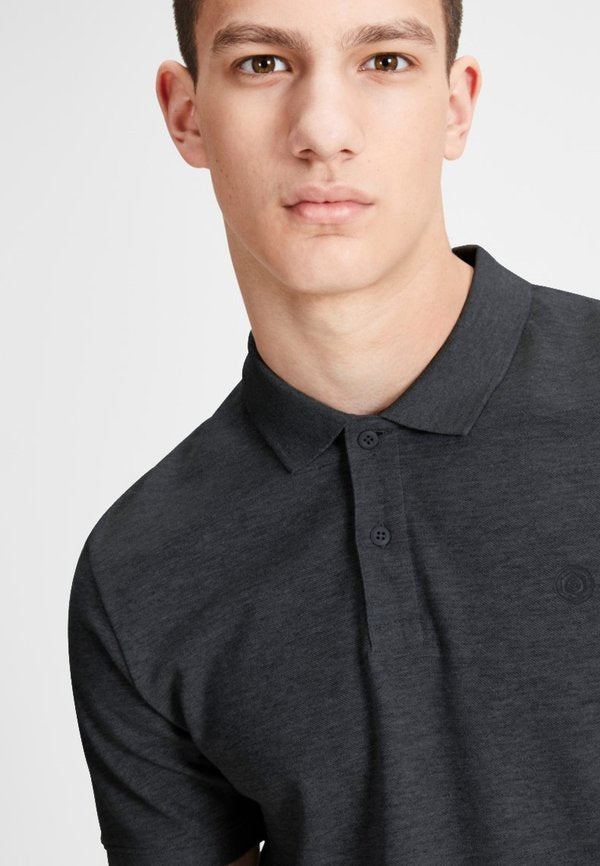 Jack & Jones 3 PACK BASIC - Polo shirt - white darkgrey black