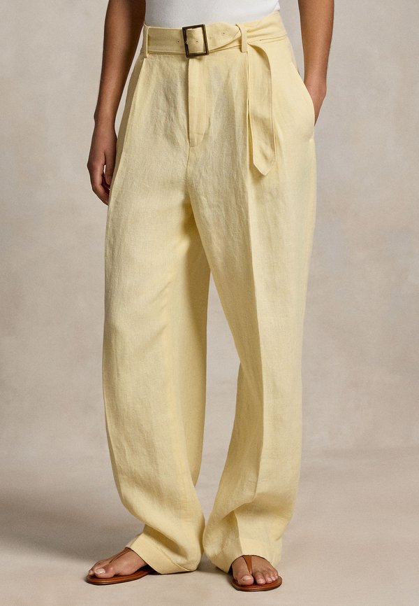 Polo Ralph Lauren BELTED LINEN BACALL PANT