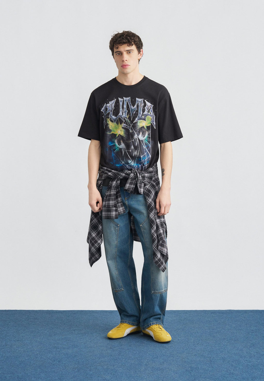 Puma GRAPHIC VINTAGE CAT BOXY TEE