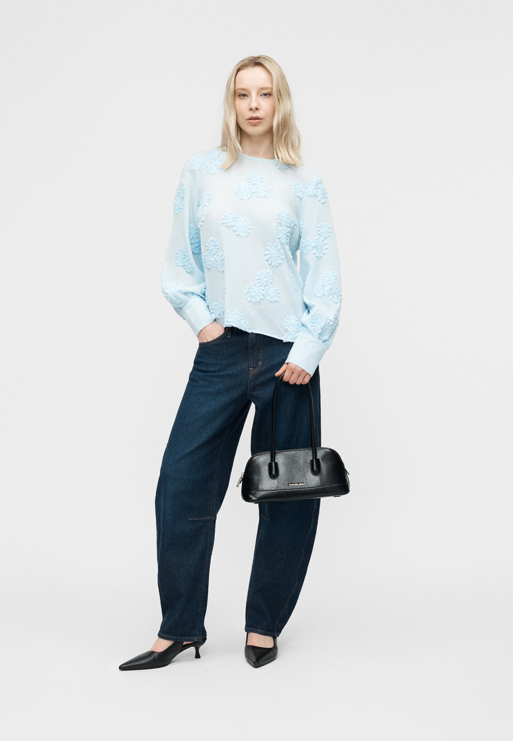 VILA VIELIRA O NECK FLOWER TOP