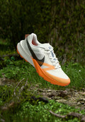 Nike Performance TERRA KIGER 10 - Trail running shoes - white/black/photon dust/total orange/safety orange/vivid purple