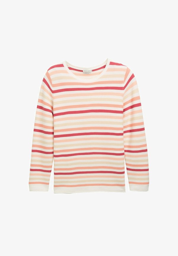TOM TAILOR PLUS SIZE - Jumper - peachy knit stripe design