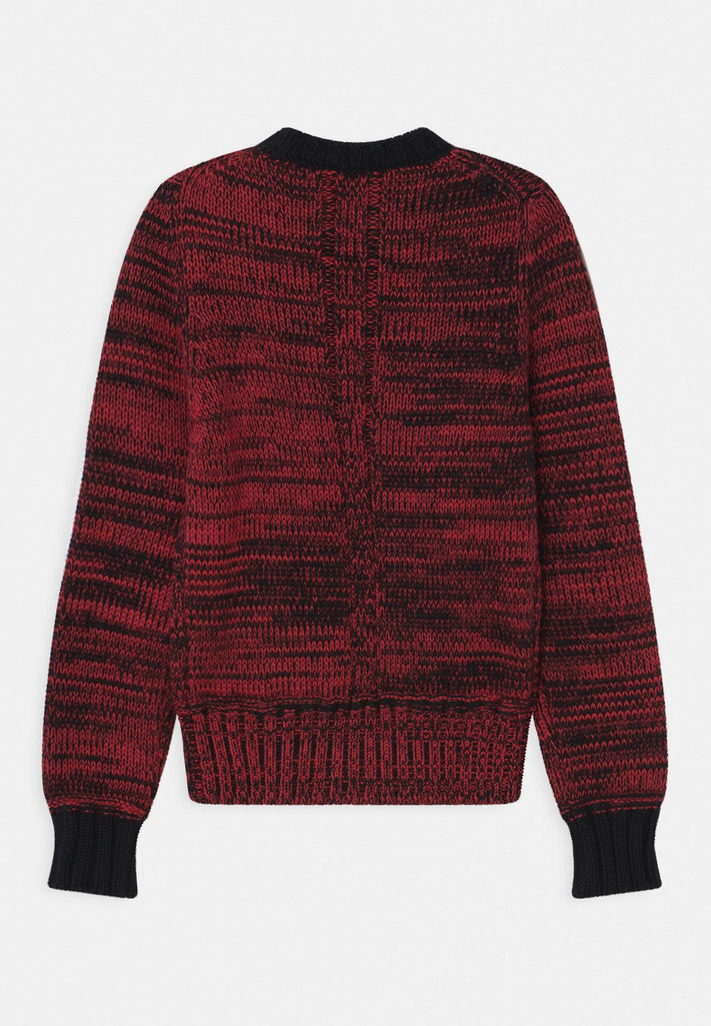 Victoria Beckham KIDS CHUNKY MOULINE CONTRAST CREW NECK