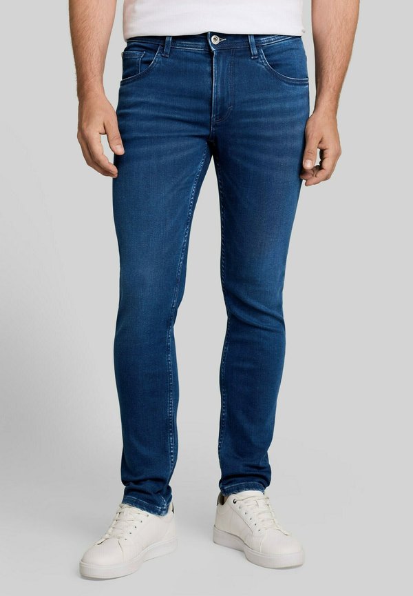 TOM TAILOR TTTROY SLIM JEANS - Slim fit jeans - mid stone bright blue denim