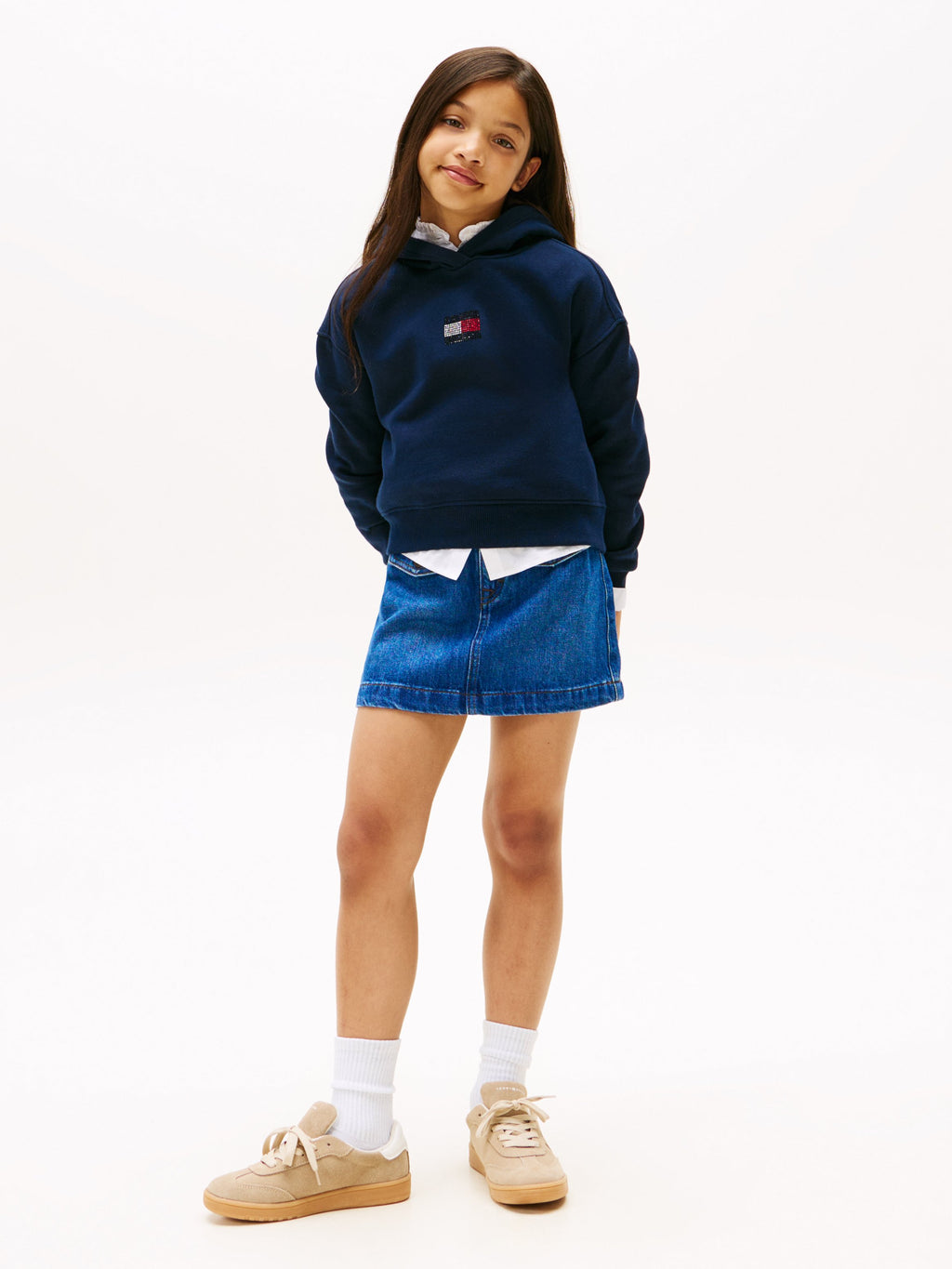 RHINESTONE FLAG HOODIE Media 2
