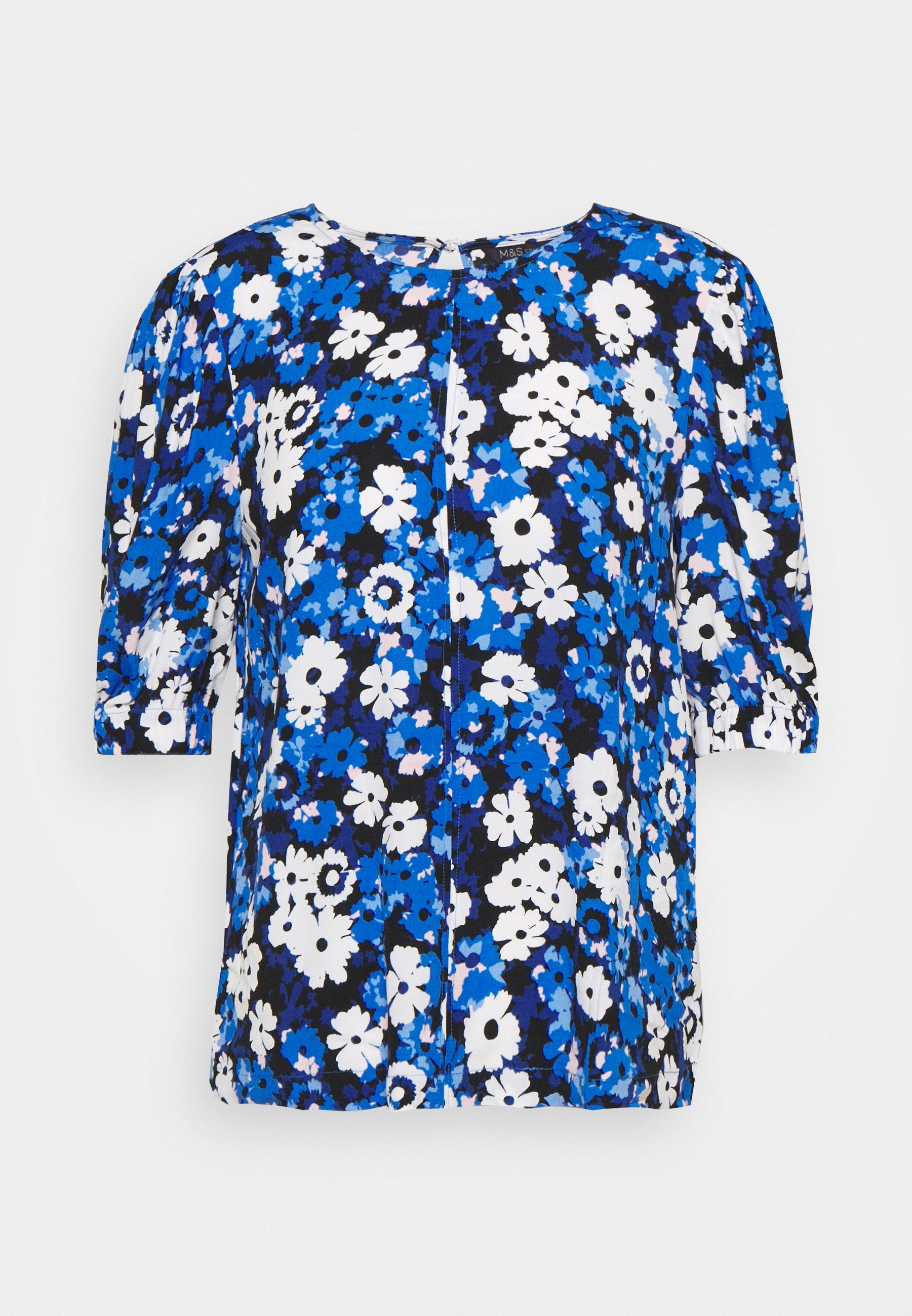 Marks & Spencer FLORAL PUFF SLEEV