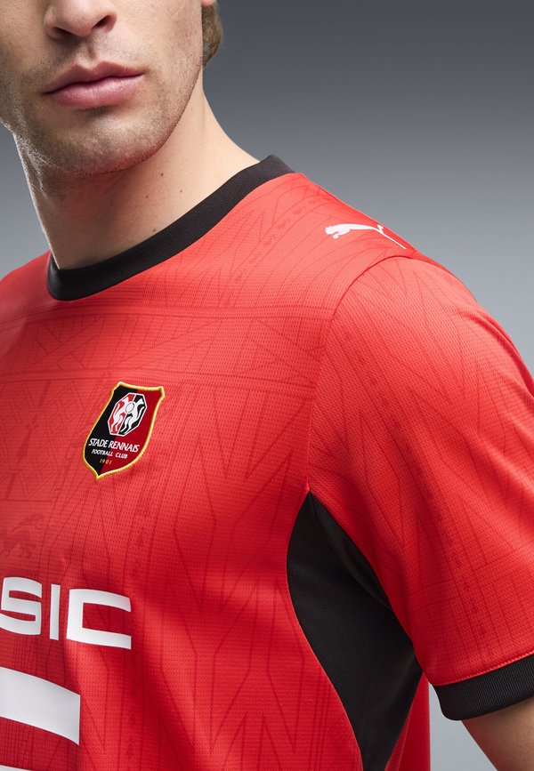 Puma STADE RENNAIS 26/27 HOME JERSEY - Sports T-shirt - red- black