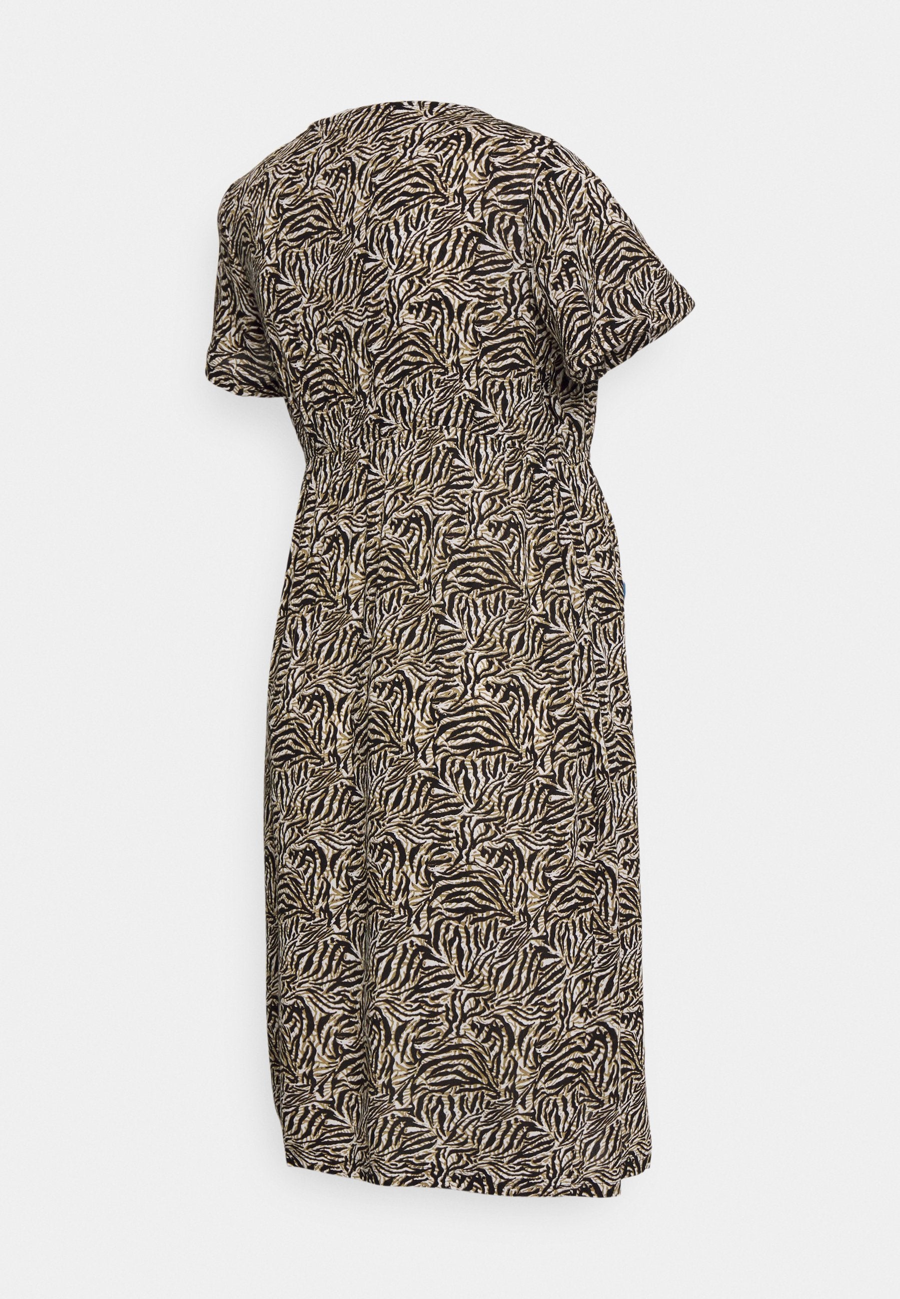 Supermom DRESS NURSING SHORT SLEEVE PRINT PALM LEA