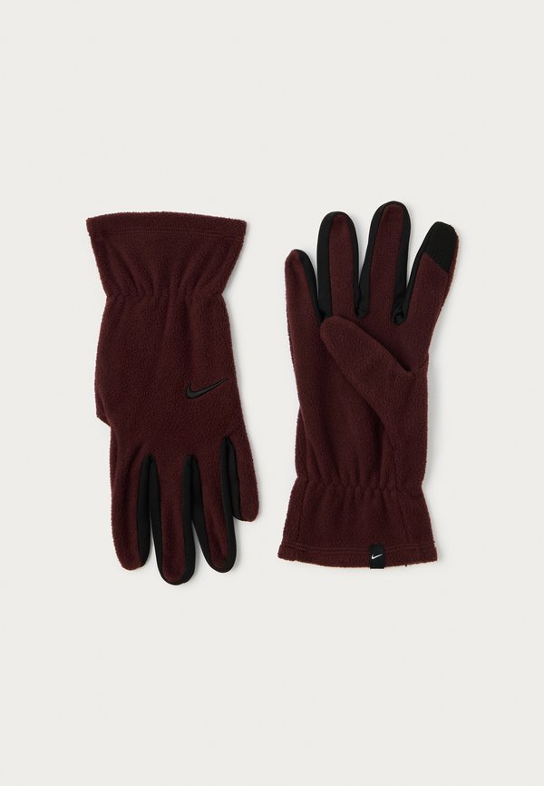 Nike Performance THERMA FIT - Gloves - burgundy/black