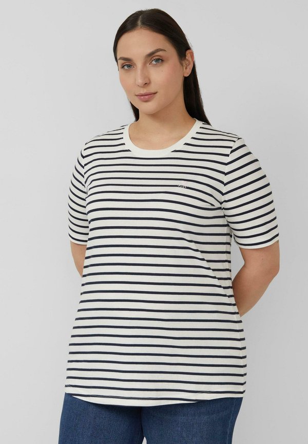 s.Oliver Print T-shirt - navy