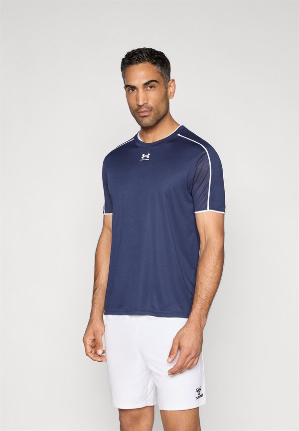 Under Armour CHALLENGER TRAIN - Sports T-shirt - midnight navy/white