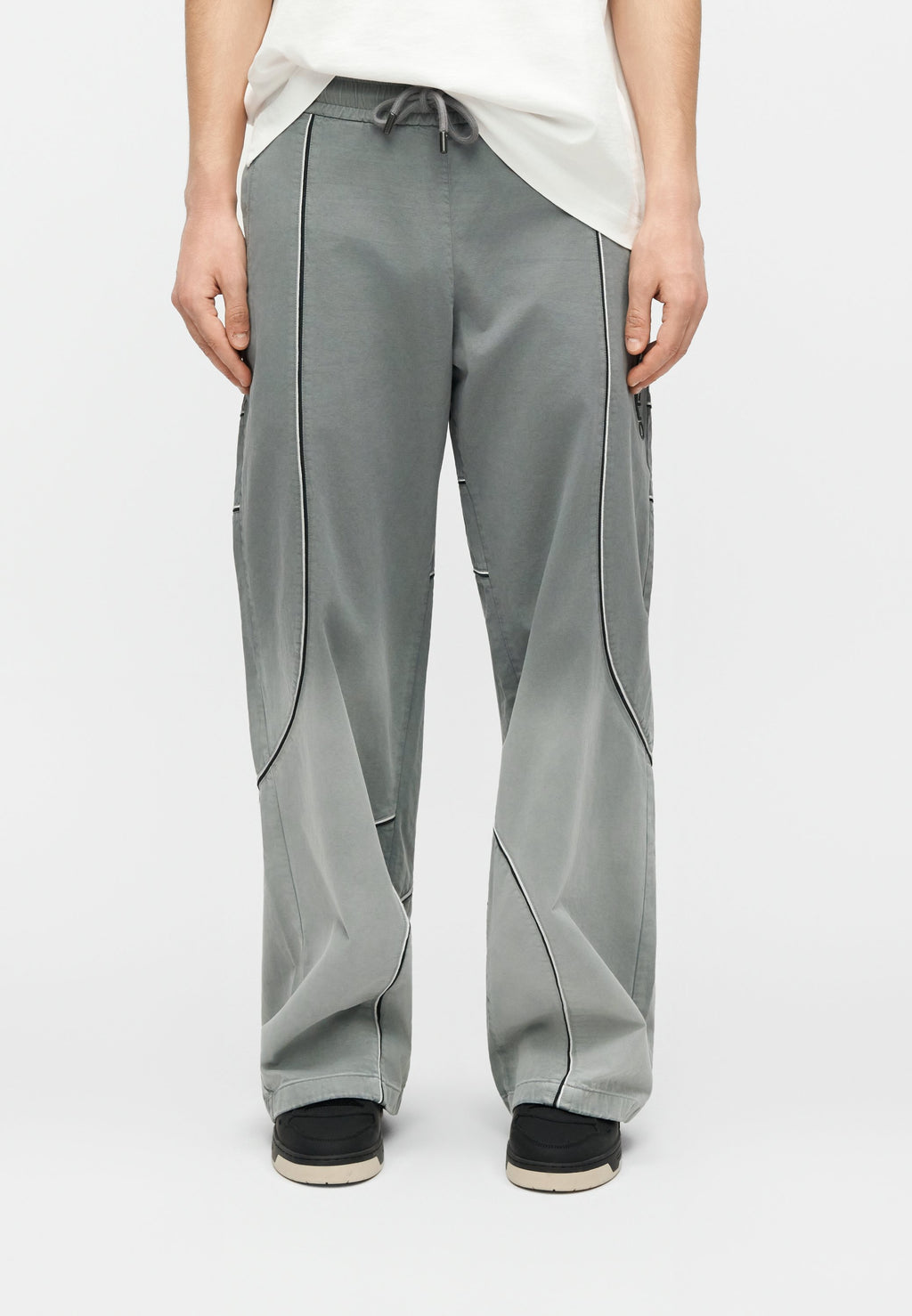 OFF-WHITE SLOUCHY TRACKPANT GARMENT DYE